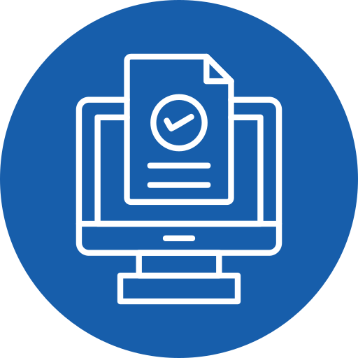 Submit registration icon